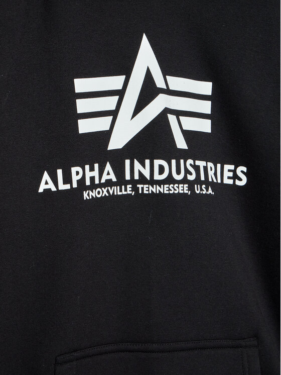 Alpha Industries Alpha Industries Bluza Basic 196701 Czarny Regular Fit
