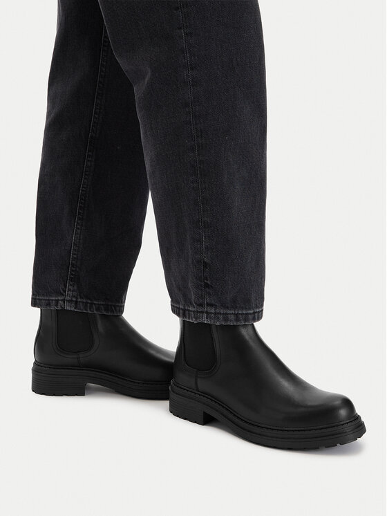 Clarks Clarks Kotníková obuv s elastickým prvkem Orinoco3 Lane 26184624 Černá