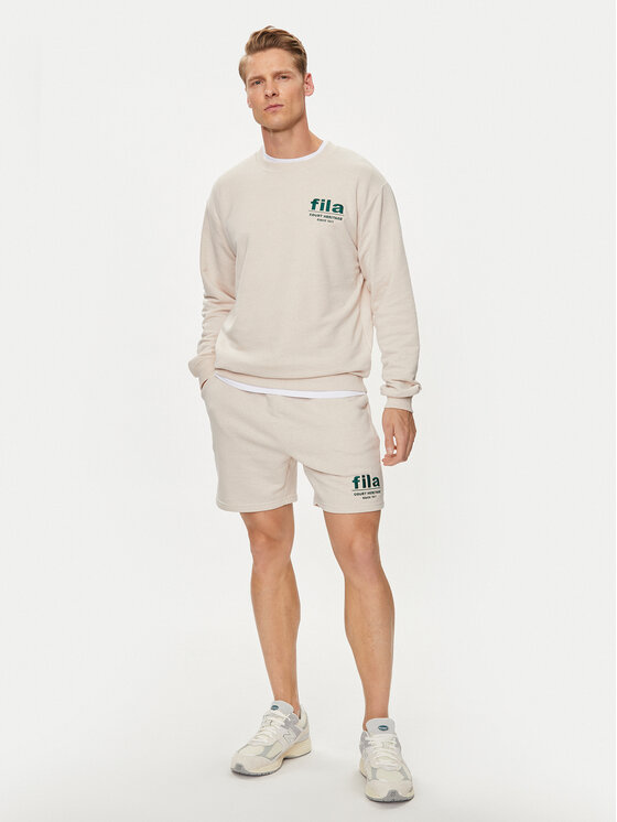Fila Fila Bluză FAM0671 Bej Relaxed Fit