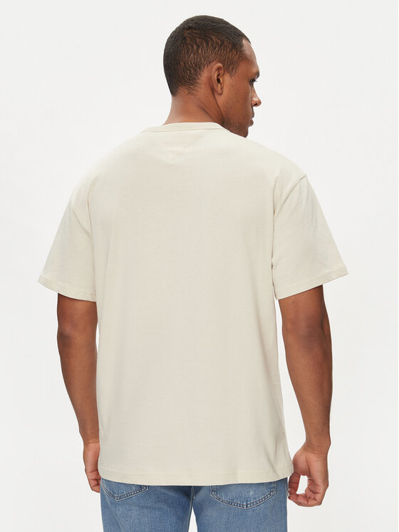 Tommy Jeans Tommy Jeans T-Shirt DM0DM18872 Béžová Regular Fit
