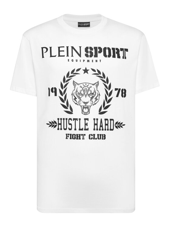 Plein Sport Plein Sport T-Shirt 13043 Biały Regular Fit