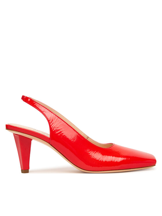 AGL Czółenka Celia Sling B D279003PCPLUME0377 Pomarańczowy