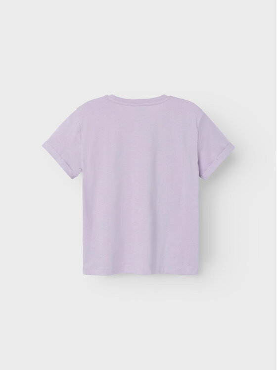 NAME IT NAME IT T-Shirt 13228850 Fioletowy Boxy Fit