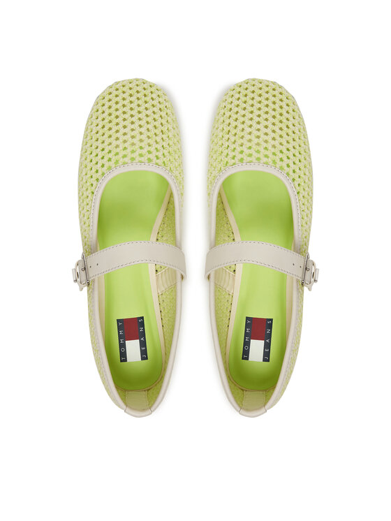 Tommy Jeans Tommy Jeans Baleriny Tjw Knitted Ballerina EN0EN03030 Biały
