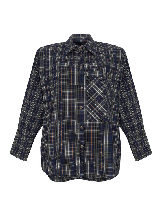 Magda Matyja Magda Matyja Koszula DALLAS SHIRT Zielony Oversize
