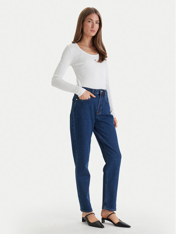 Calvin Klein Jeans Calvin Klein Jeans Дънки LV047F492G Син Mom Fit