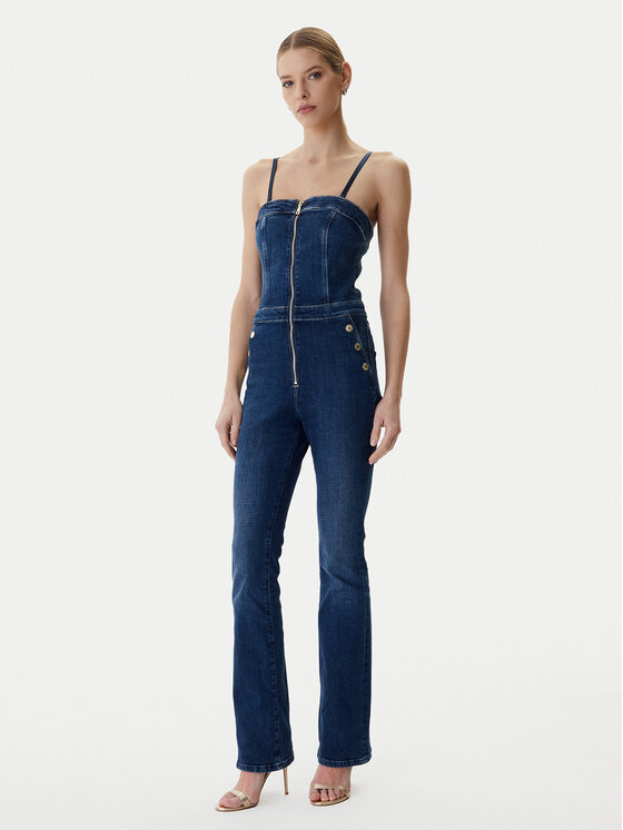 Guess Guess Комбінезон W6RD0I D6883 Голубий Regular Fit