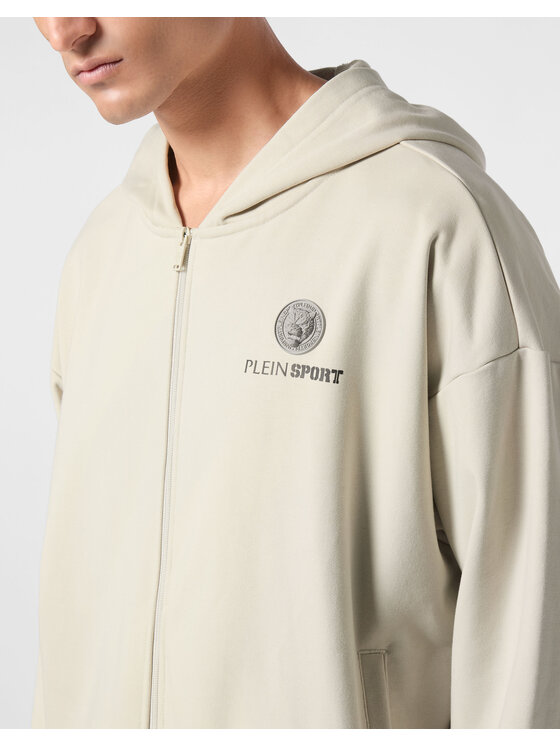 Plein Sport Plein Sport Bluza 22435 Beżowy Regular Fit