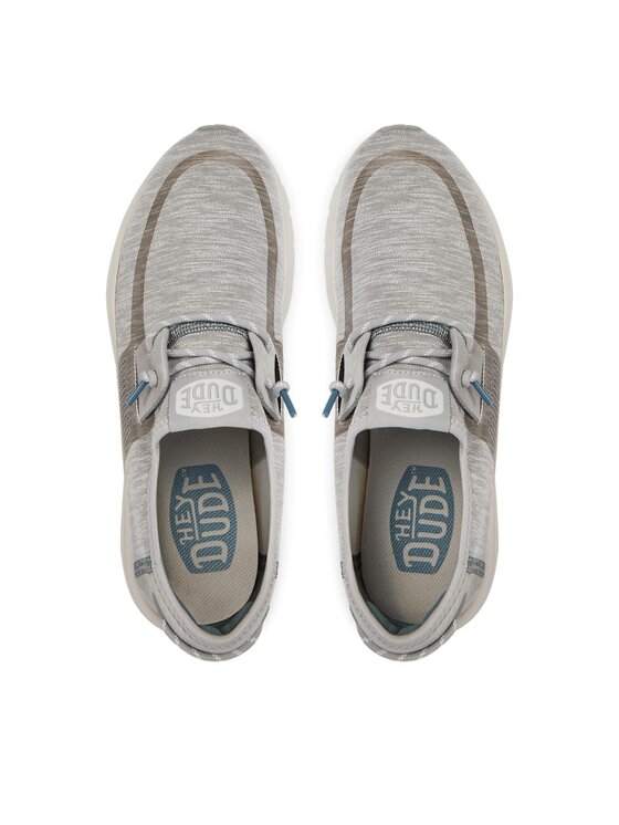 Hey Dude Hey Dude Sneakersy Sirocco Dual Knit 40184-007 Szary