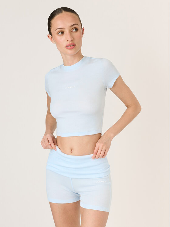 La Mania La Mania Kolarki RIKA Niebieski Classic Fit