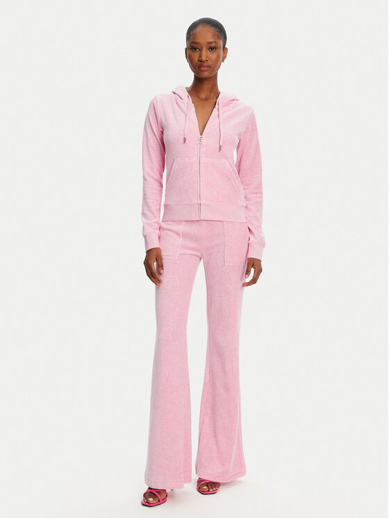 Juicy Couture Juicy Couture Долнище анцуг Layla JCSEBJ001 Розов Flared Leg
