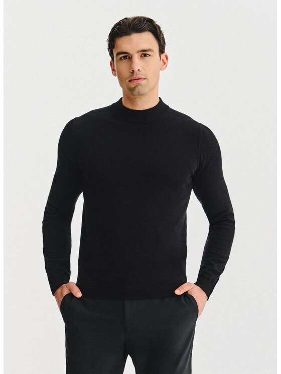 Pako Lorente Pako Lorente Sweter P25WF-2X-019 Czarny Classic Fit