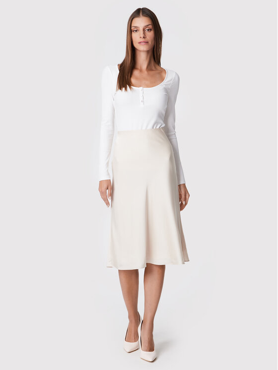 Guess Guess Halenka W2YP46 KBCO2 Bílá Slim Fit