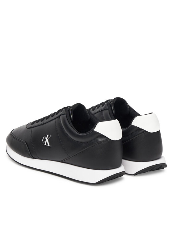 Calvin Klein Calvin Klein Sneakersy Retro Runner Ess Lth YM0YM01355 Černá