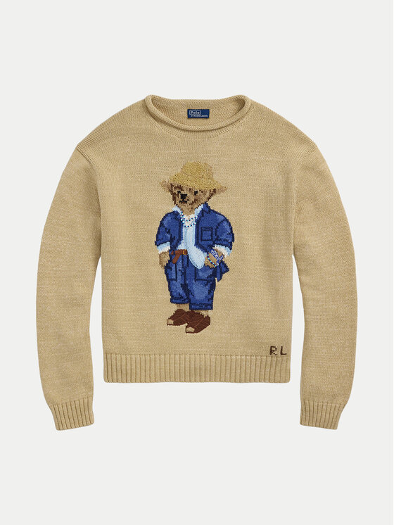 Polo Ralph Lauren Polo Ralph Lauren Sveter 211959272001 Béžová Relaxed Fit