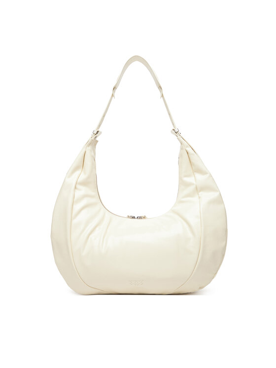 PINKO PINKO Дамска чанта Slouchy Hobo Big PE 25 PLTT 104295 A26J Кремав