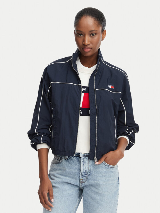 Tommy Jeans Tommy Jeans Prehodna jakna DW0DW22055 Mornarsko modra Regular Fit