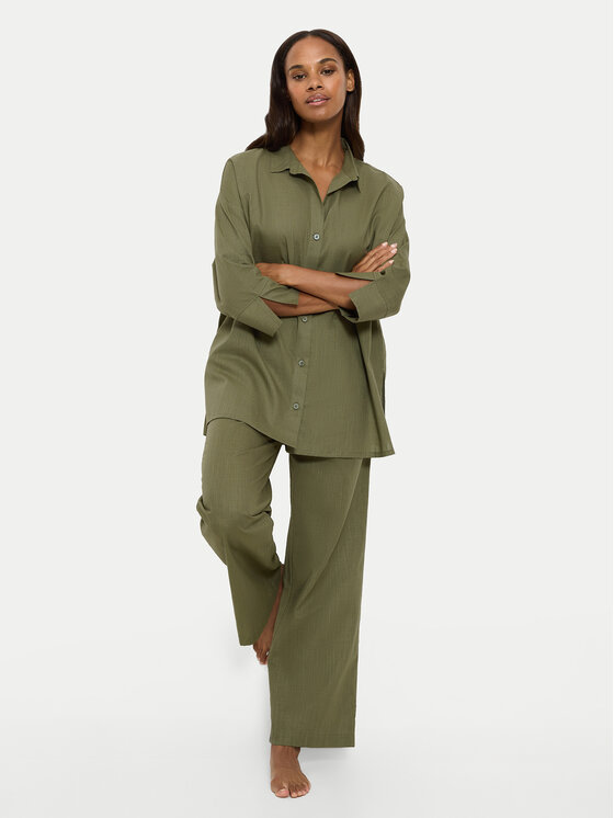 Triumph Triumph Camicia Summer 10222569 Verde Oversize