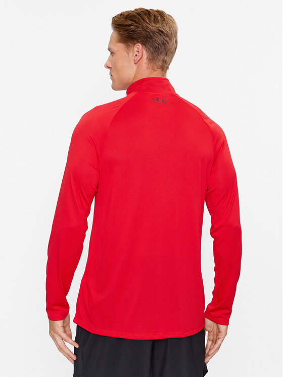 Under Armour Under Armour Hosszú ujjú Ua Tech 2.0 1/2 Zip 1328495 Piros Loose Fit