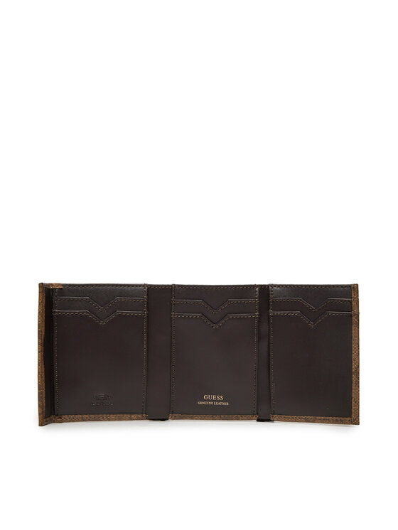 Guess Guess Μικρό Πορτοφόλι Ανδρικό SMMTLL LEA65 Μπεζ