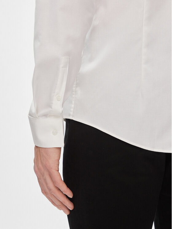 Calvin Klein Calvin Klein Πουκάμισο K10K112301 Λευκό Slim Fit