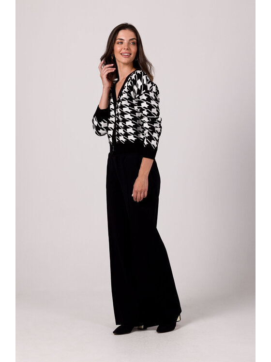 BeWear BeWear Kardigán BK104 Čierna Comfortable Fit