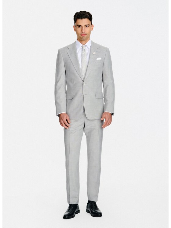 Pako Lorente Pako Lorente Marynarka P26SF-3G-008 Szary Slim Fit
