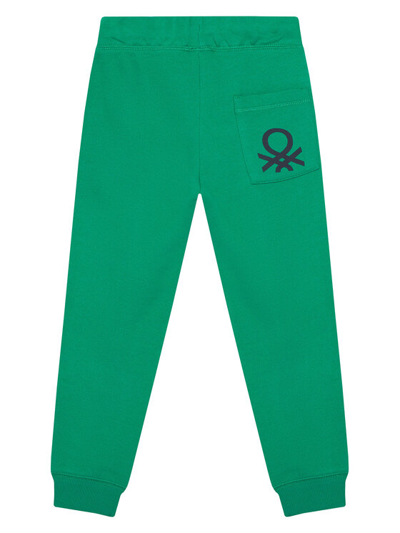 United Colors Of Benetton United Colors Of Benetton Sportinės kelnės 3J68CF058 Žalia Regular Fit