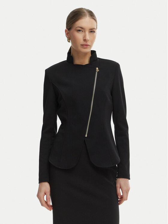 Rinascimento Rinascimento Švarkas CFC0127901003 Juoda Slim Fit