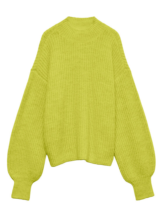 Vero Moda Vero Moda Пуловер Ellie 10346753 Жълт Oversize