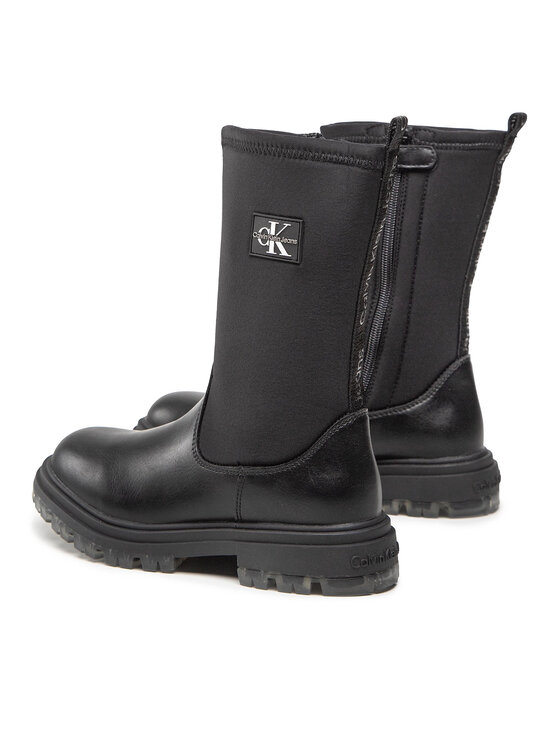 Calvin Klein Jeans Calvin Klein Jeans Kozaki Bootie V3X6-80409-1464 S Czarny