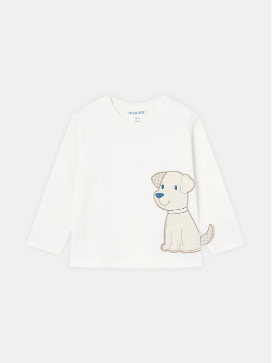 Mayoral Mayoral Bluse 2043 Écru Regular Fit