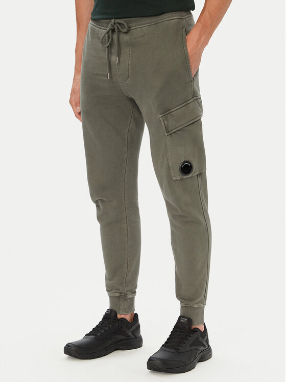 C.P. Company Pantaloni trening 21CMSP720A006372R Verde Regular Fit