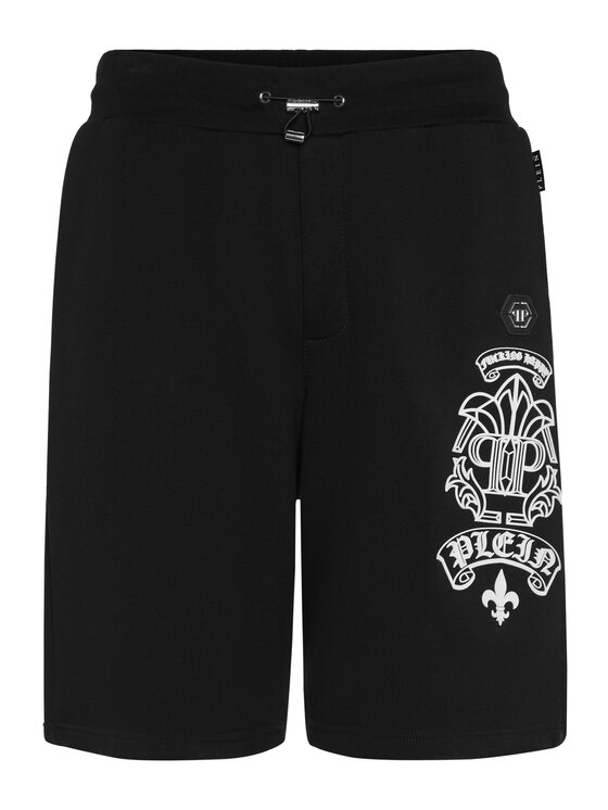 PHILIPP PLEIN PHILIPP PLEIN Szorty sportowe 24327 Czarny Jogger Fit