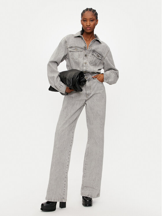 ViCOLO ViCOLO Kombinezon DS0030 Szary Regular Fit