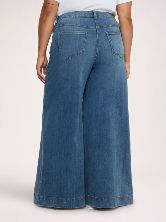 Fiorella Rubino Fiorella Rubino Jeansy P426T005337N024 Niebieski Flare Fit