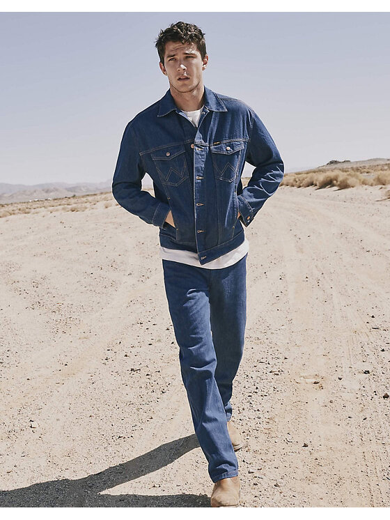 Wrangler Wrangler Giacca di jeans ANTI FIT JACKET Blu Regular Fit
