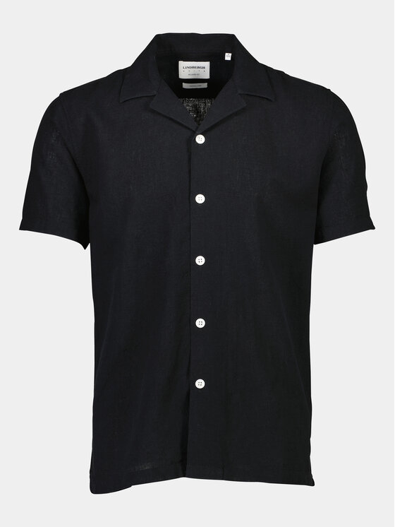 Lindbergh Lindbergh Πουκάμισο 30-203319 Μαύρο Relaxed Fit