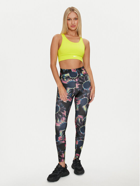 Reebok Reebok Leggings Train AOP Tight 100075416 Schwarz Slim Fit
