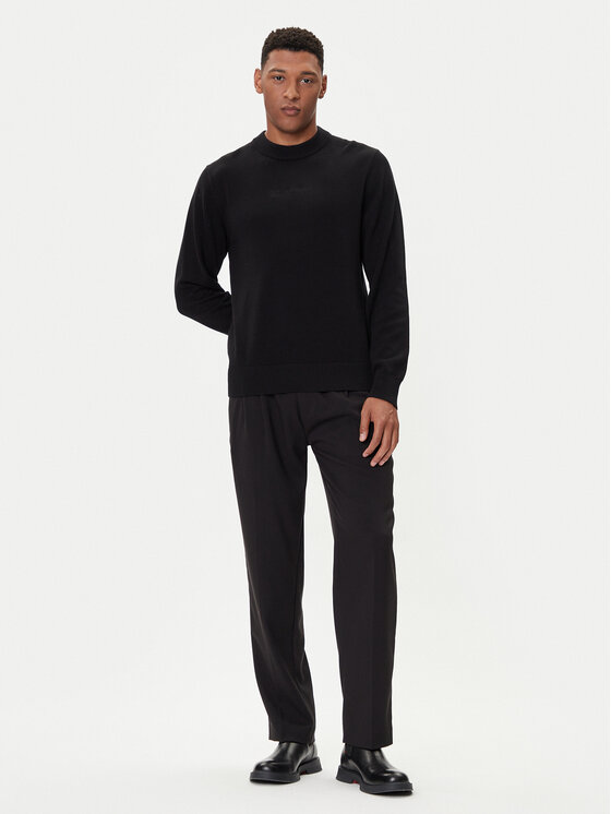 Karl Lagerfeld Jeans Karl Lagerfeld Jeans Пуловер A4M18033 Черен Regular Fit