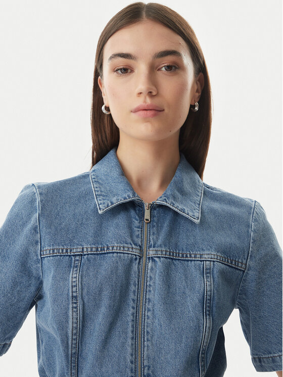 Calvin Klein Jeans Calvin Klein Jeans Дънкова рокля LV047G738G Син Slim Fit