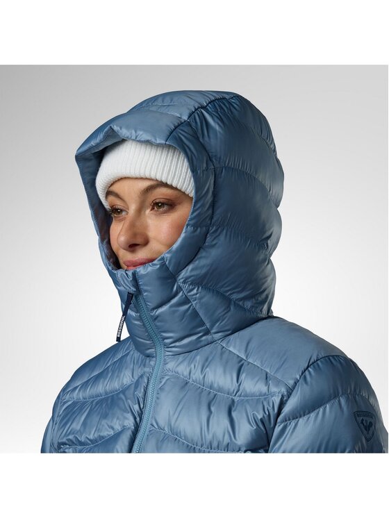 Rossignol Rossignol Kurtka outdoor W Verok Down Hoodie Jacket Niebieski Regular Fit