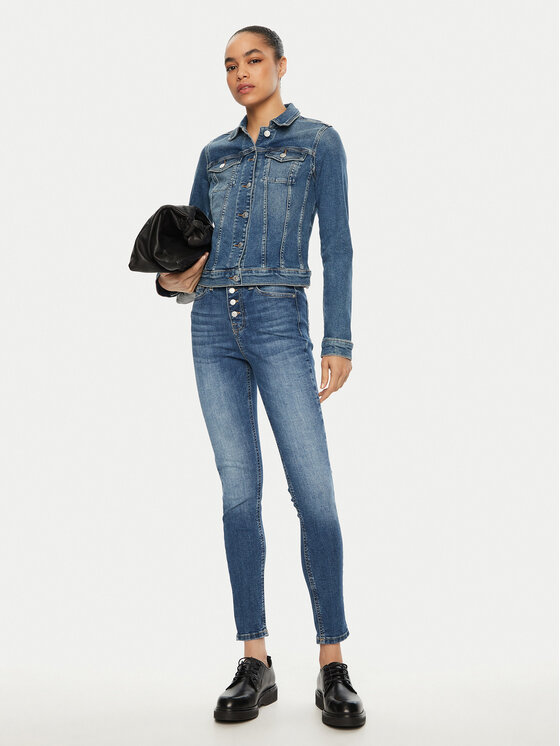 Tommy Jeans Tommy Jeans Farmer Nora DW0DW19546 Kék Skinny Fit