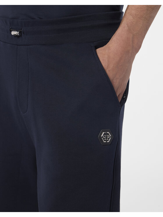 PHILIPP PLEIN PHILIPP PLEIN Szorty sportowe 29831 Granatowy Jogger Fit