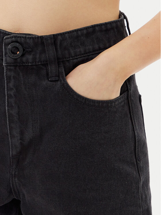 Volcom Volcom Džínové šortky Weelow B2012300 Černá Slim Fit