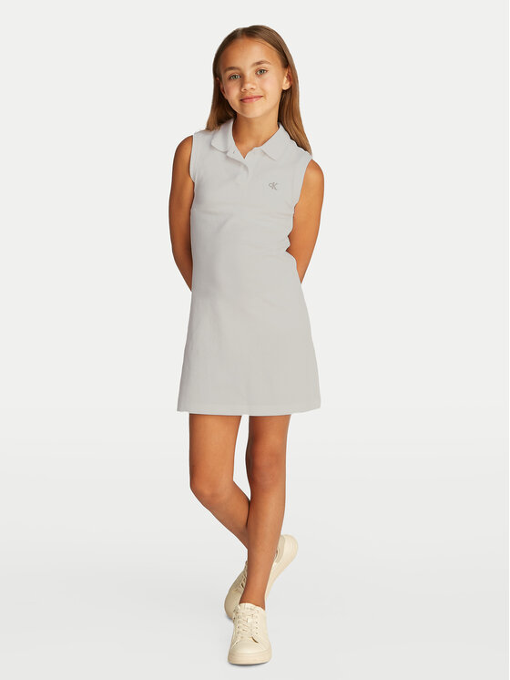 Calvin Klein Jeans Calvin Klein Jeans Rochie de zi IG0IG02914 Alb Regular Fit