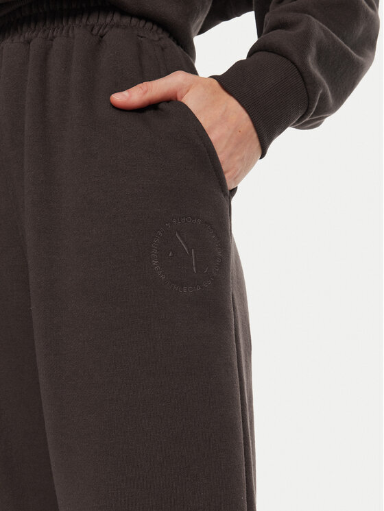 Athlecia Athlecia Donji dio trenerke Damla EA243322 Smeđa Loose Fit