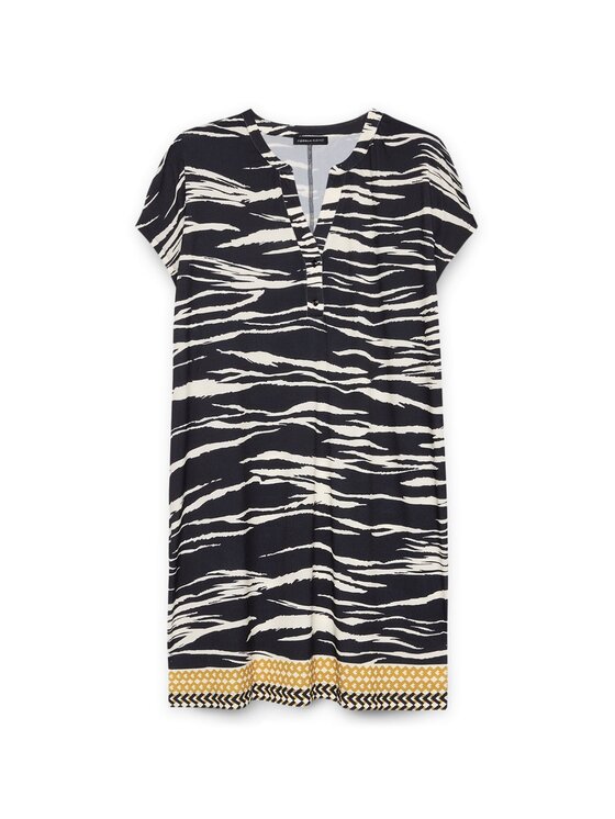 Fiorella Rubino Fiorella Rubino Vestito da giorno 7449L001114N0Z3 Nero Regular Fit