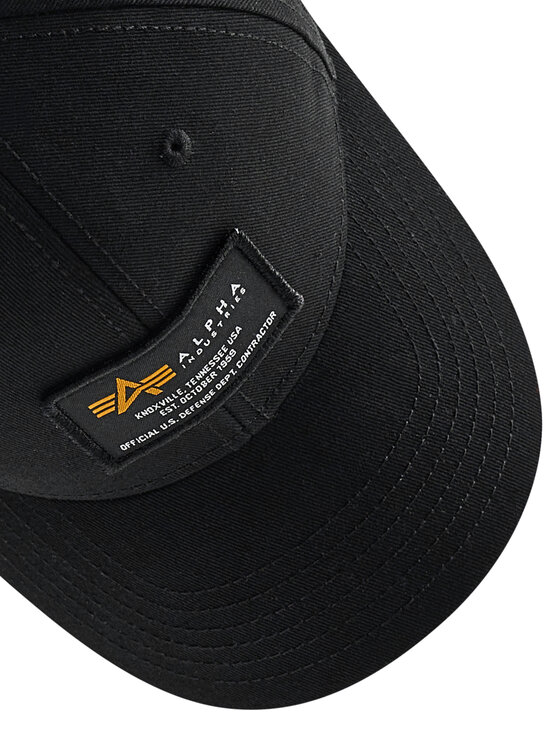 Alpha Industries Alpha Industries Czapka z daszkiem Crew Camp 128934 Czarny