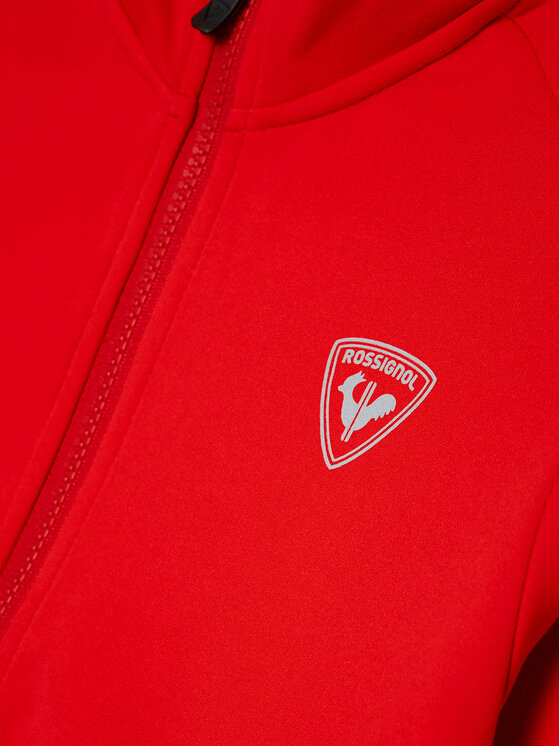 Rossignol Rossignol Bluza techniczna Full Zip RLIYL01 Czerwony Regular Fit